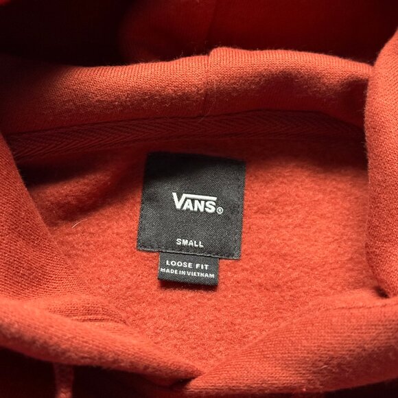 *NEW Vans Men's Lowered Loose Hoodie - Burnt Red - Picture 5 of 8
